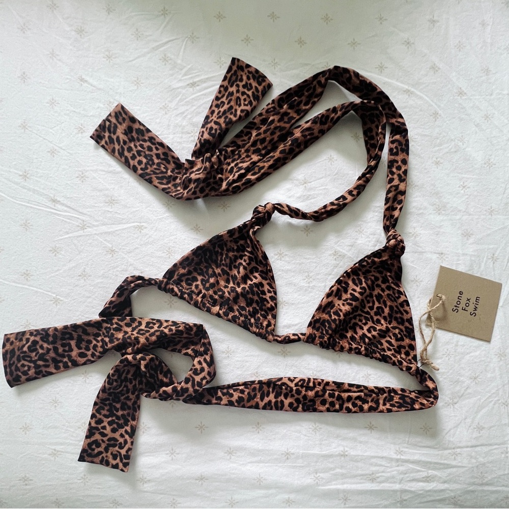 Stone Fox Swim Isobel Bikini Top in Sahara